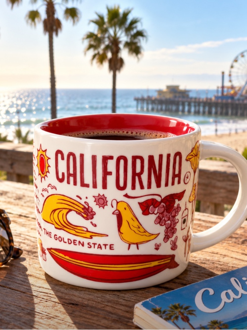Starbucks Been There Series Coffee Mug CA California 2017 14 oz